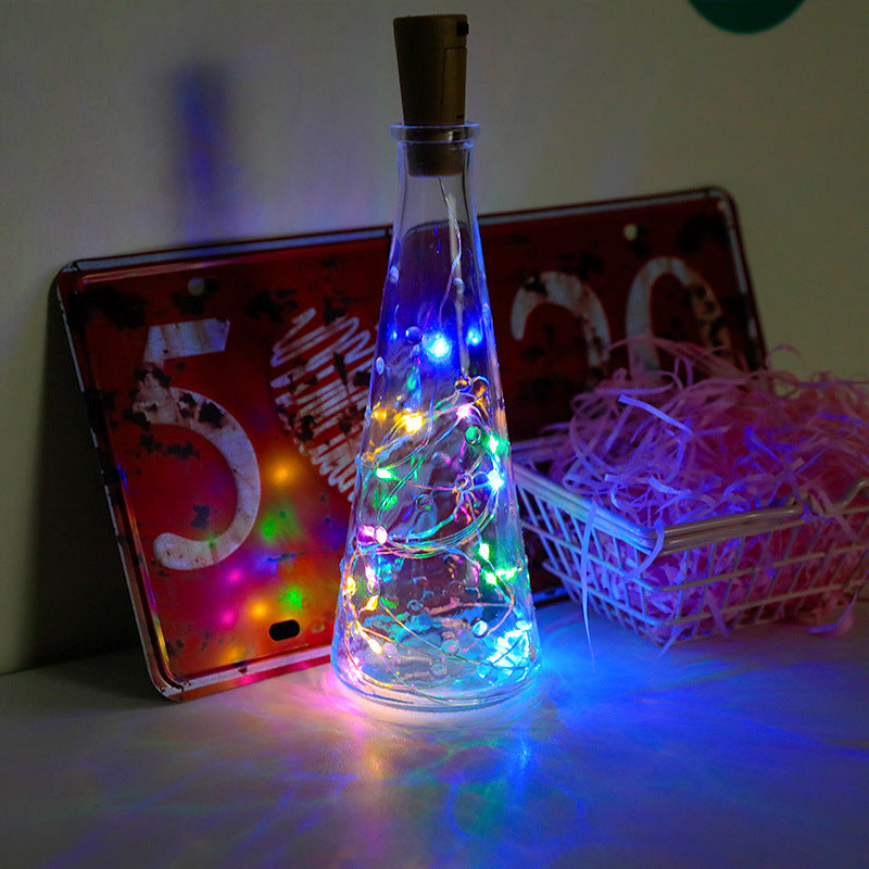 Bottle cork lights, multicolor light
