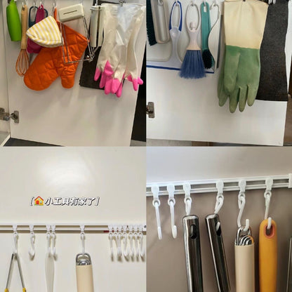 Sliding hook track in 30 cm and 40 cm lengths