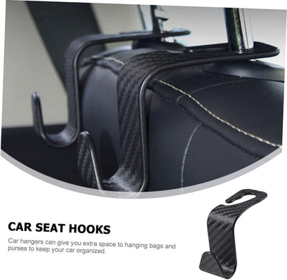 Car seat hanger in classic and striped black