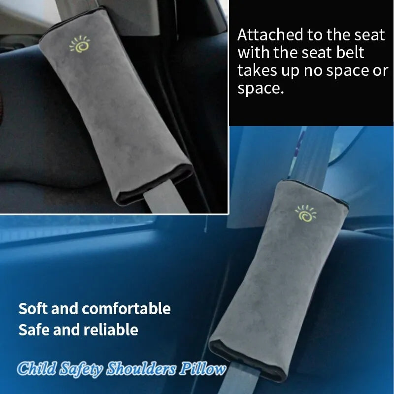Headrest pillow for children on car trips