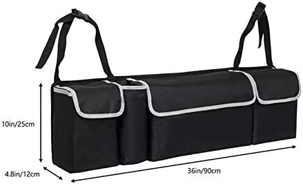 Car trunk organizer with multiple compartments