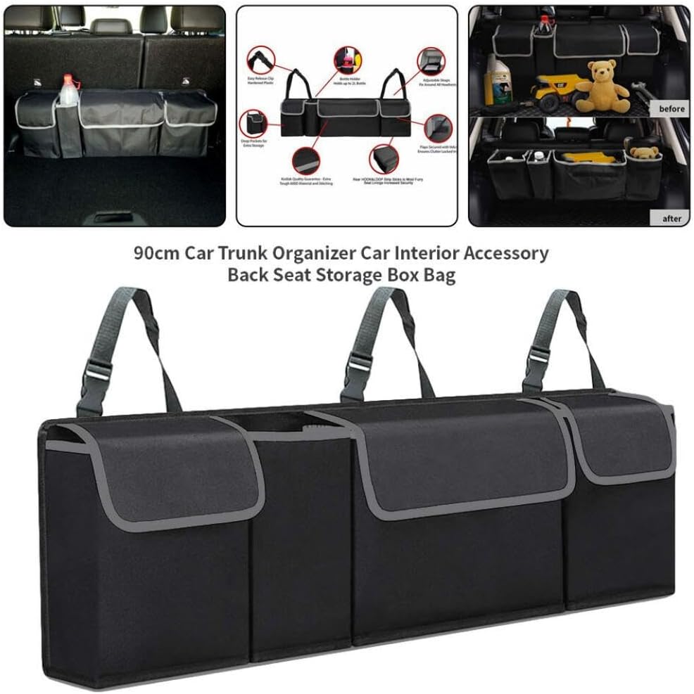 Trunk organizer for groceries and tools
