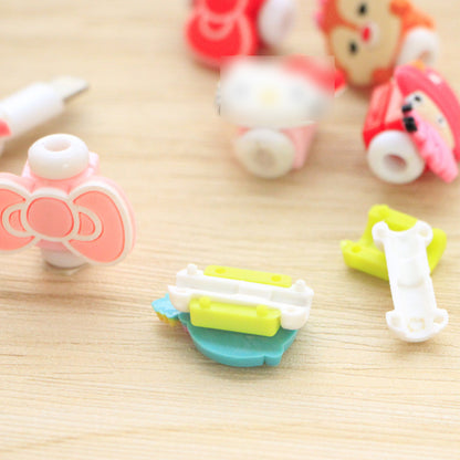 Cute cartoon charging cable saver
