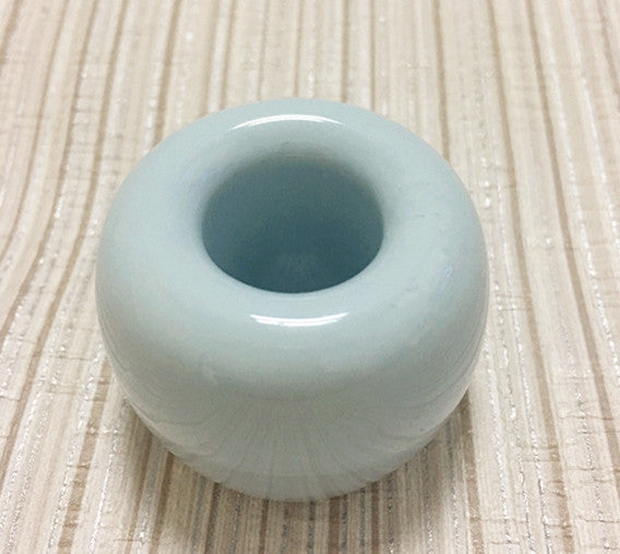 Ceramic toothbrush holder in blue