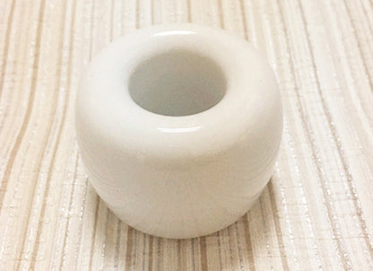 Ceramic toothbrush holder in white
