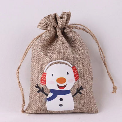 Christmas drawstring bag, design 2