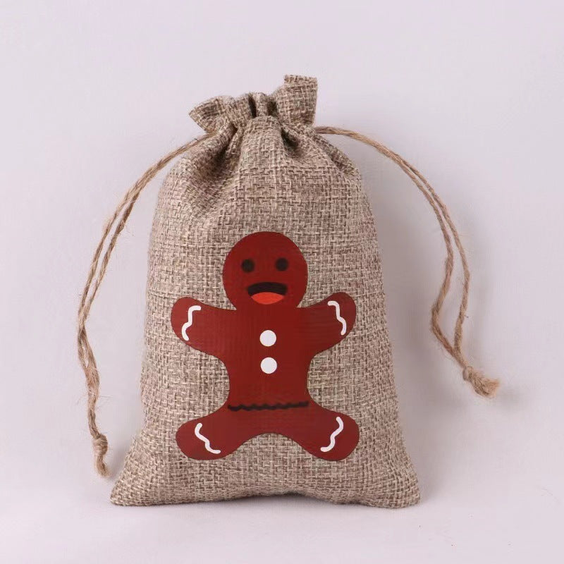 Christmas drawstring bag, design 4