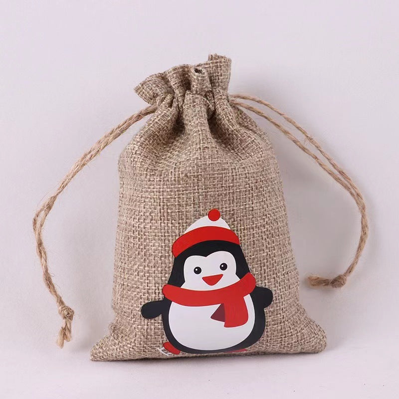 Christmas drawstring bag, design 5
