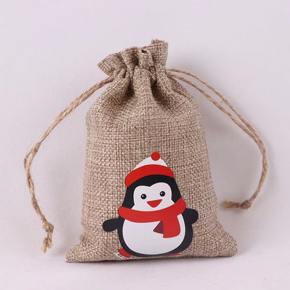 Christmas drawstring bag, design 5