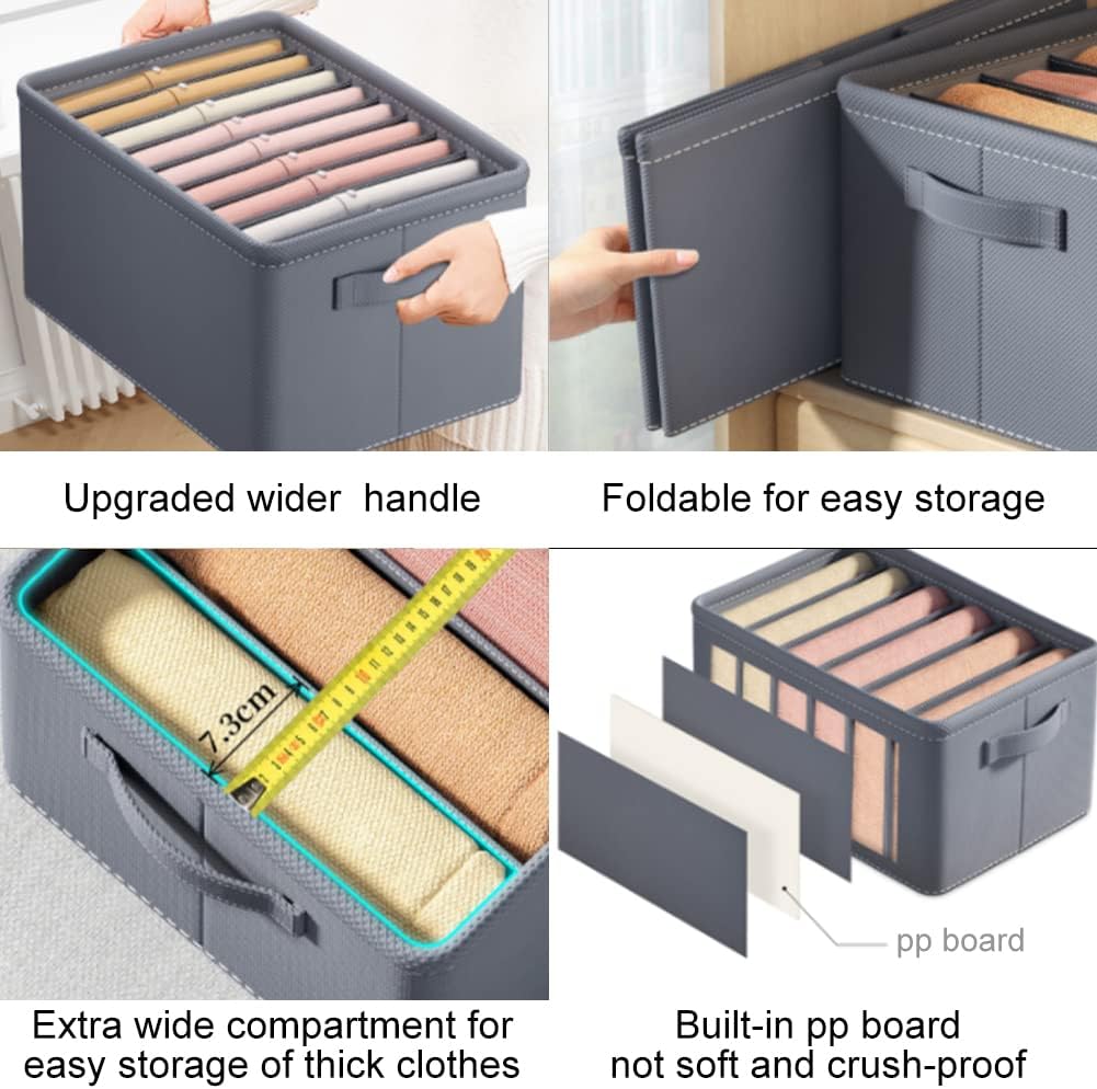 Clothes storage organizer for closets