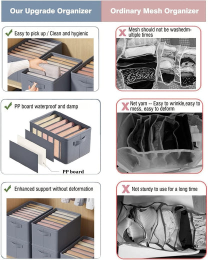 Clothes compartment storage box