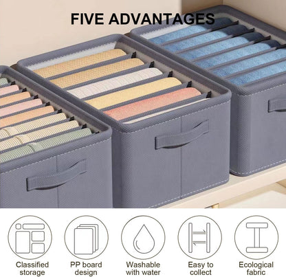 Pants organizer for the closet