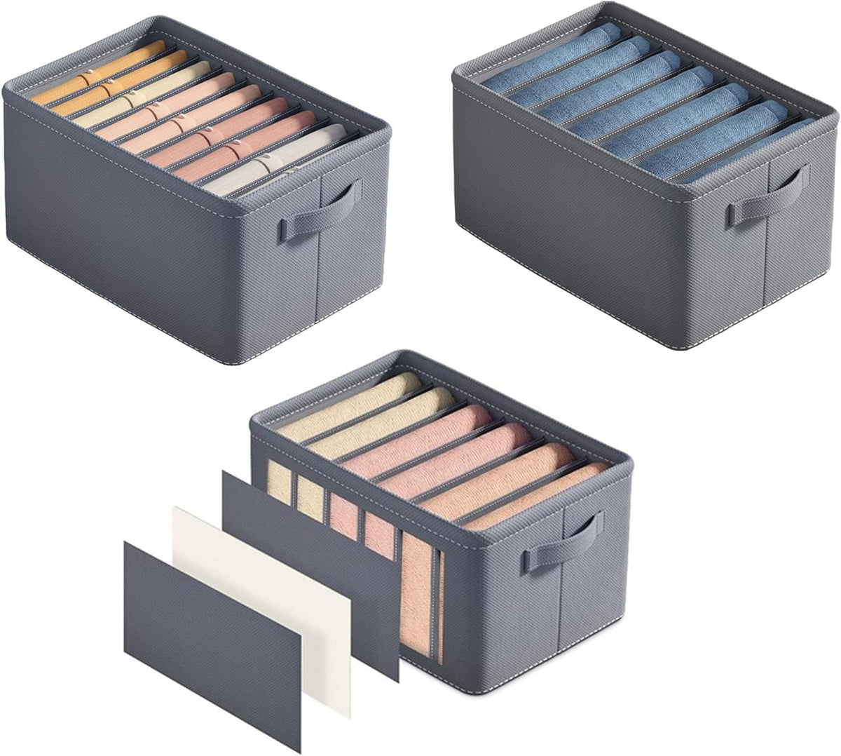 Clothes organizer for sweaters and jackets