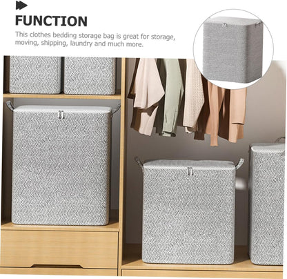 Foldable storage bag for under-bed storage