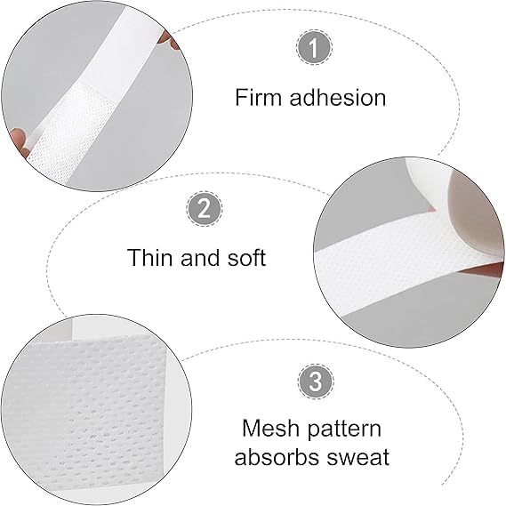 Self-adhesive collar protector