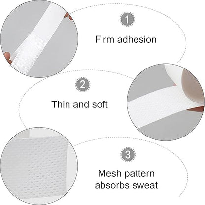 Self-adhesive collar protector