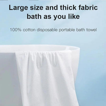 Compressed towel for trips and hotels