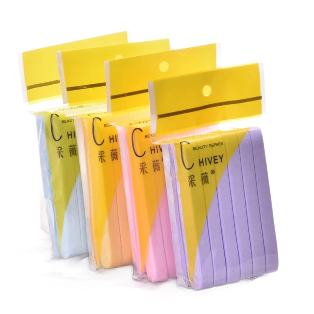 Travel-friendly compressed face sponges
