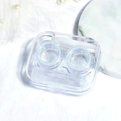 Portable contact lens box for travel