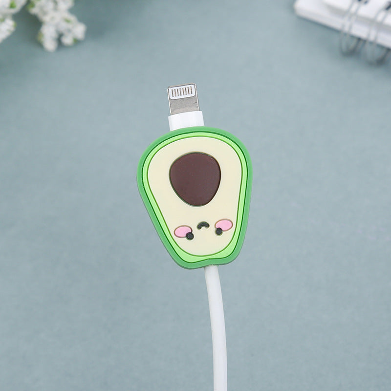 Cute cable protector, avocado