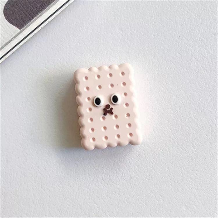 Cute cable protector, beige cookie