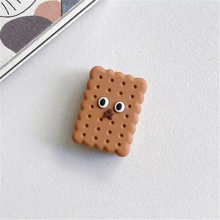 Cute cable protector, brown cookie