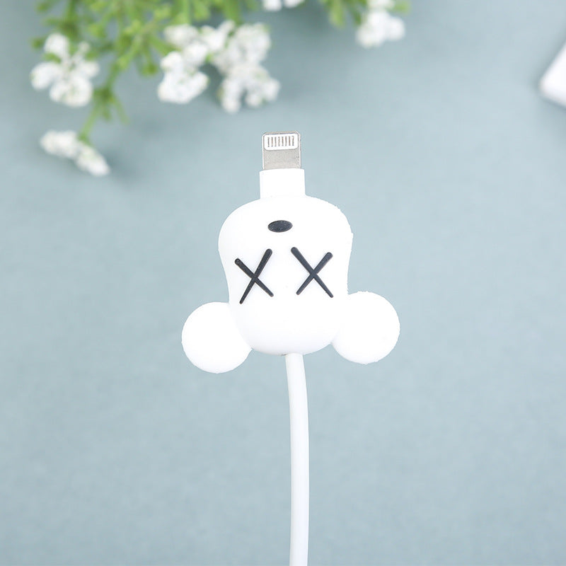 Cute cable protector, white XX