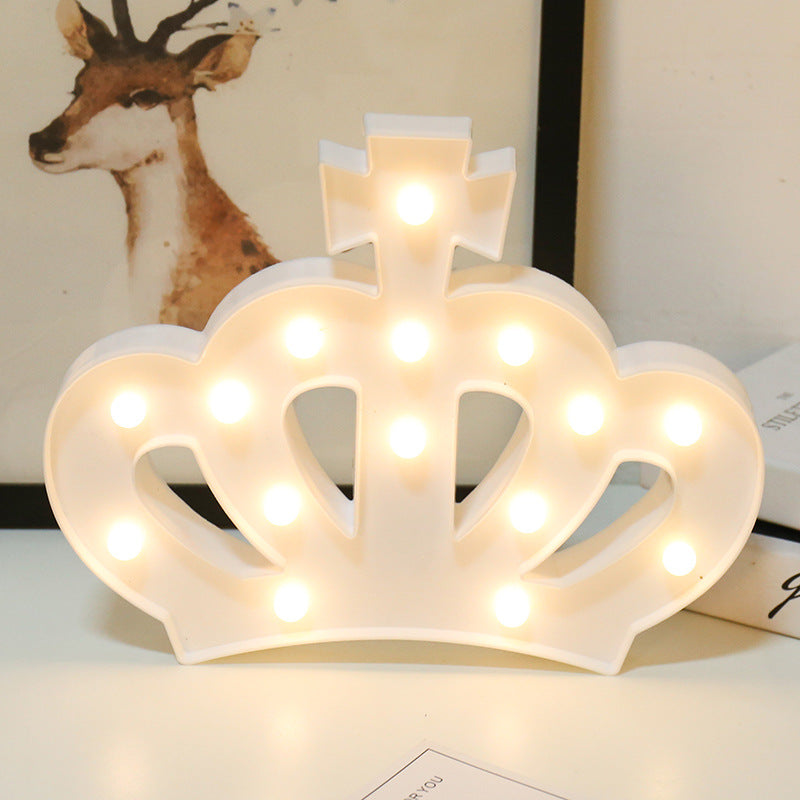 Decorative LED lamp, crown