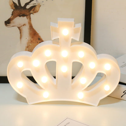 Decorative LED lamp, crown