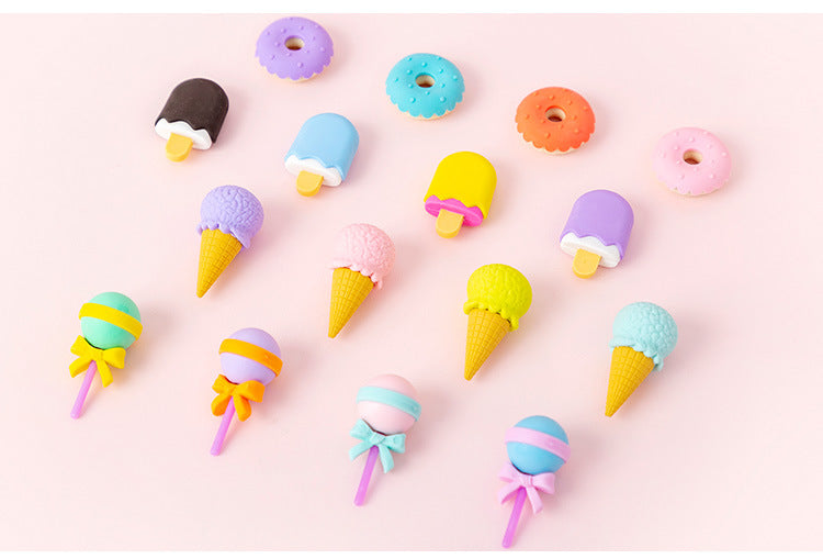 Puzzle erasers that come apart and reassemble