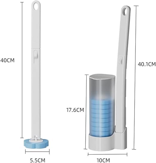Toilet brush storage caddy