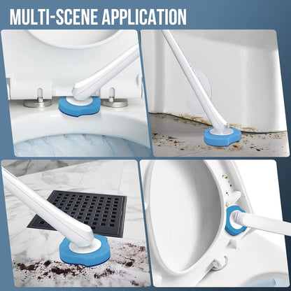 Toilet brush with easy-release disposable heads