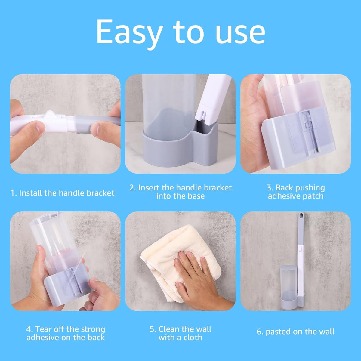 Scented toilet cleaning heads