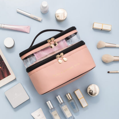 Makeup bag for brushes and cosmetics