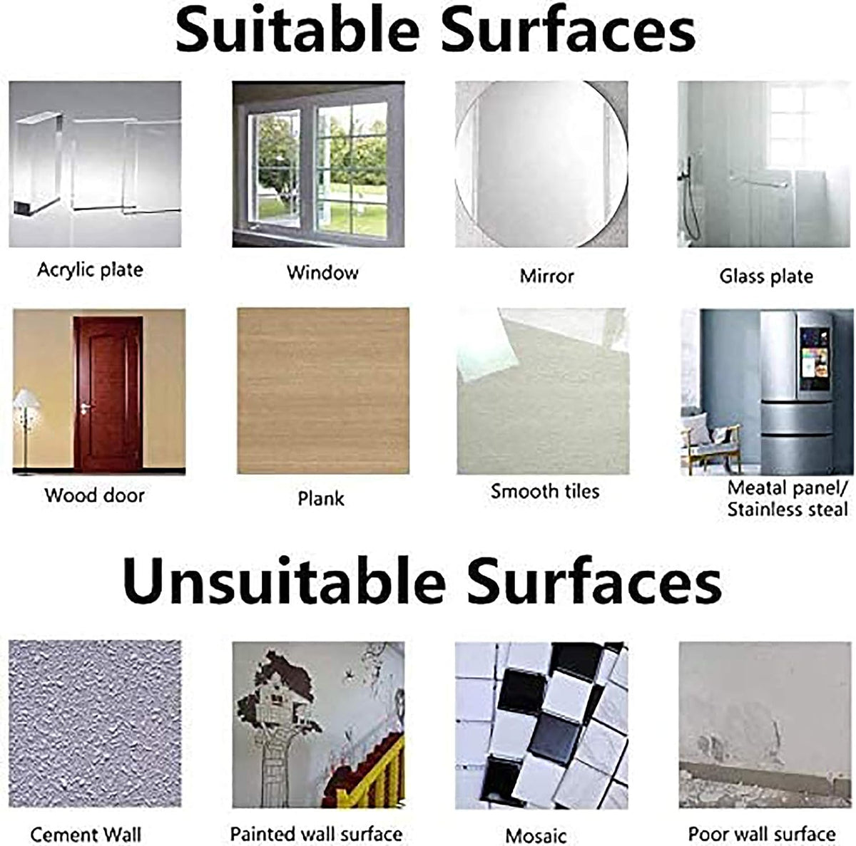 Residue-free double-sided sticky hooks