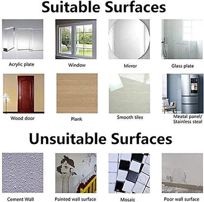 Residue-free double-sided sticky hooks