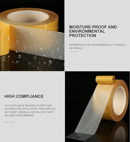 Double sided fabric tape, 10 meters long