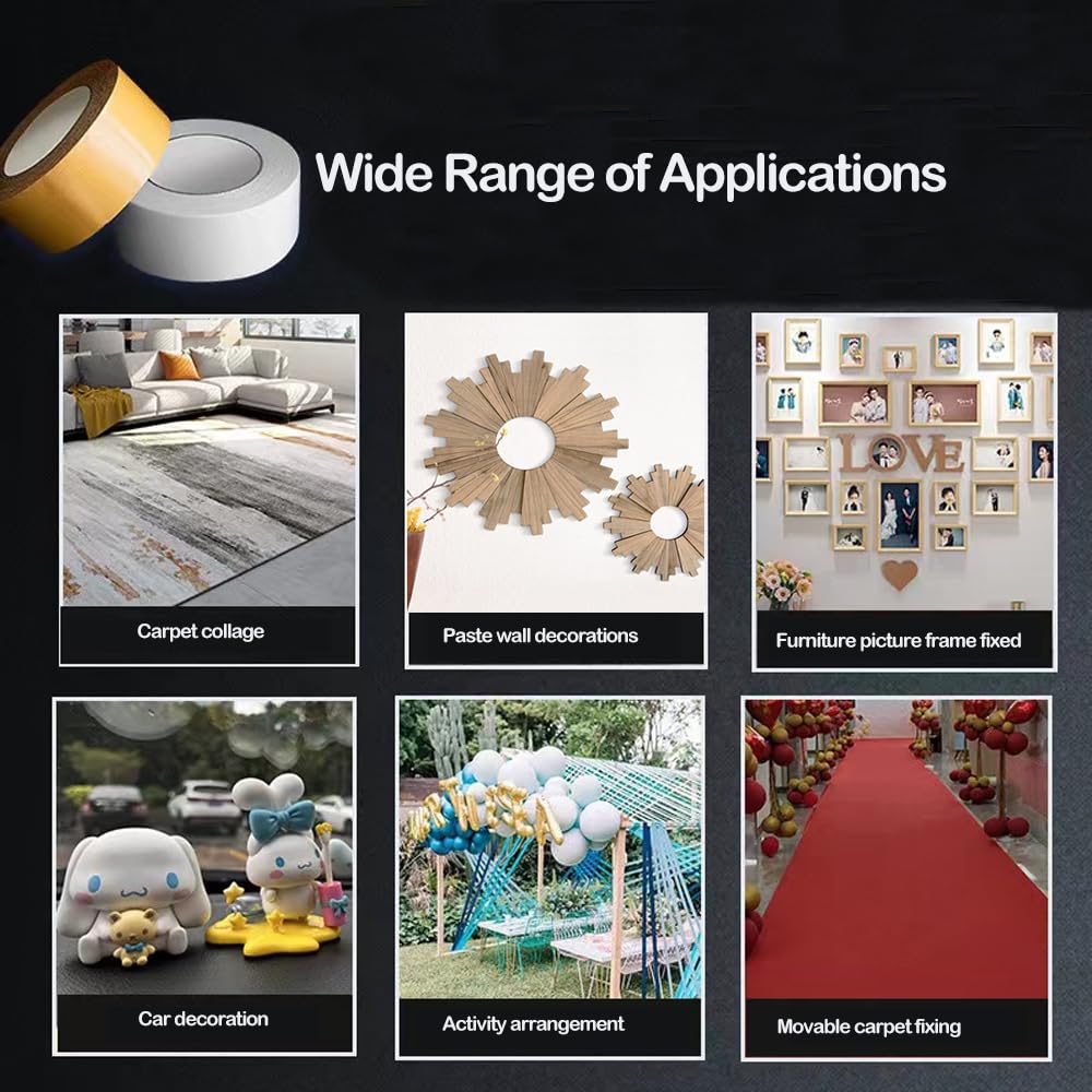 Carpet tape in 2 cm and 3 cm widths