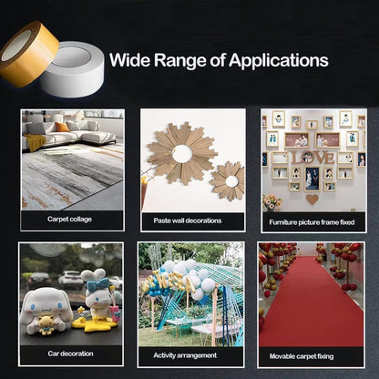 Carpet tape in 2 cm and 3 cm widths