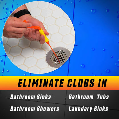 Bathroom drain hair catcher tool