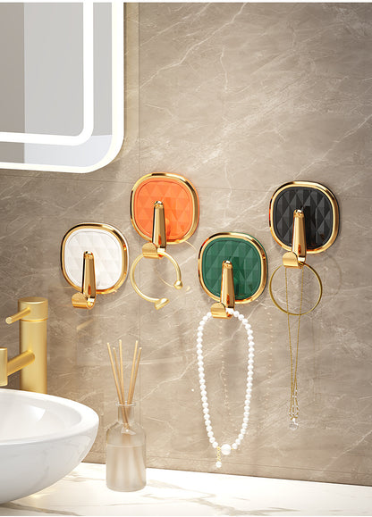 Elegant square adhesive hooks that hold up to 2 kg