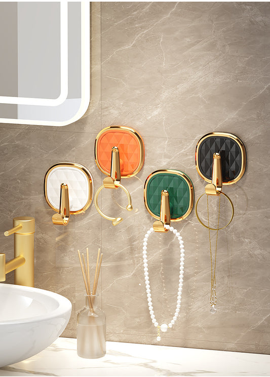Elegant square adhesive hooks that hold up to 2 kg