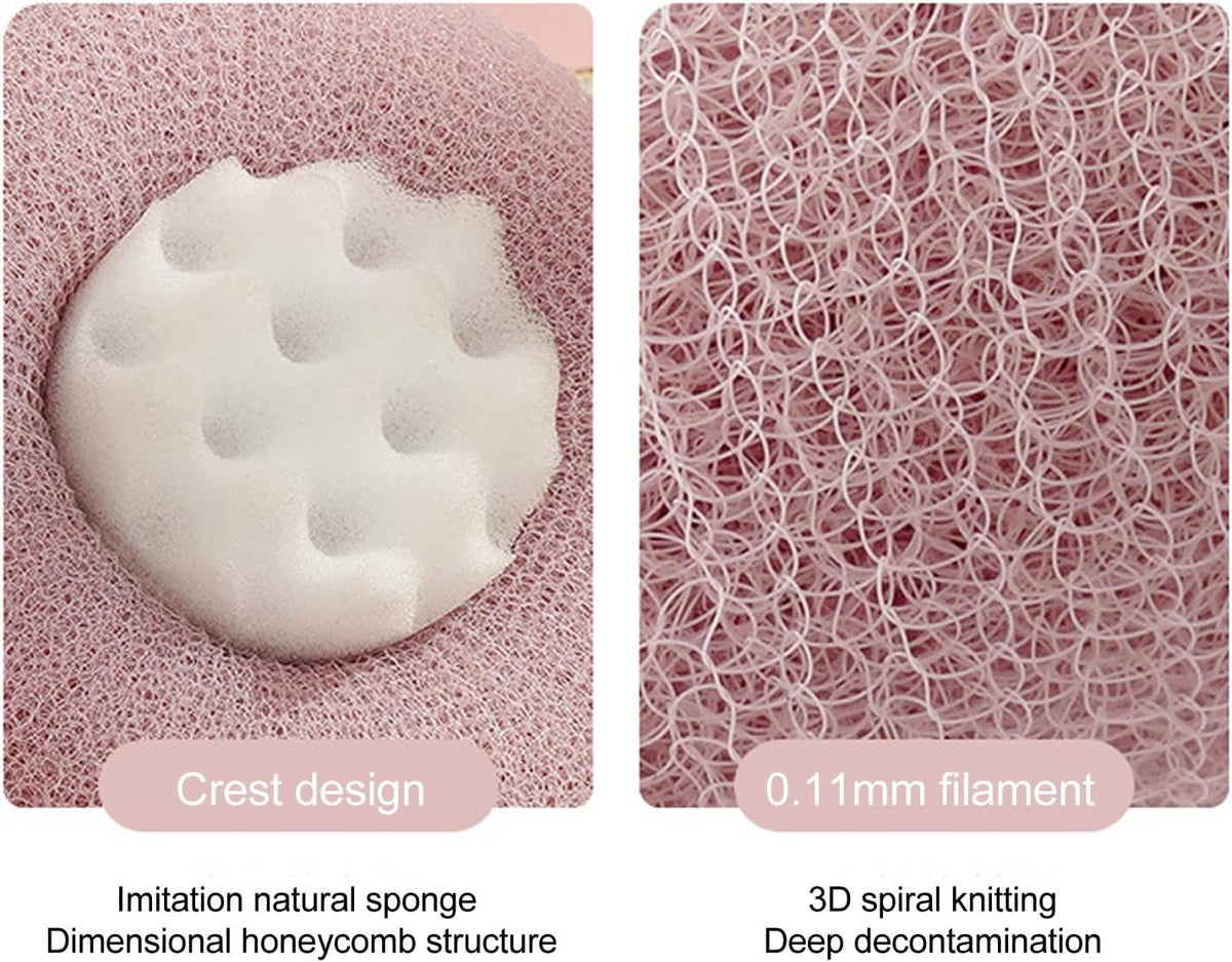 Exfoliating bath sponge for the body