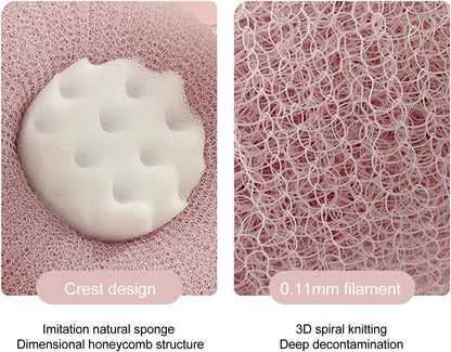 Exfoliating bath sponge for the body