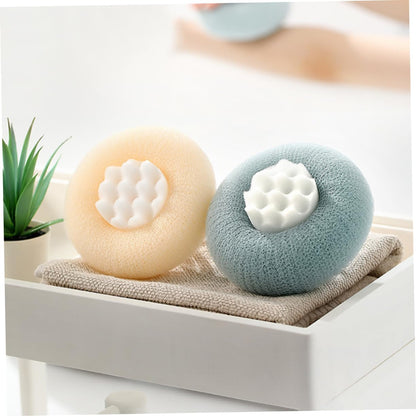 Exfoliating bath sponge for gentle exfoliation