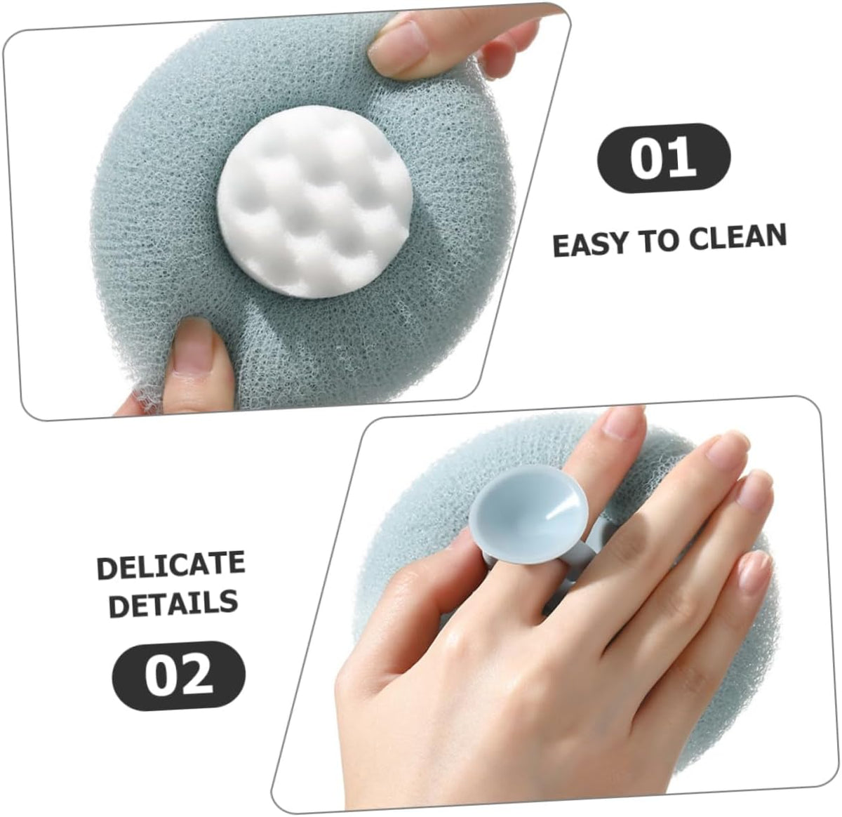 Soft body wash sponge