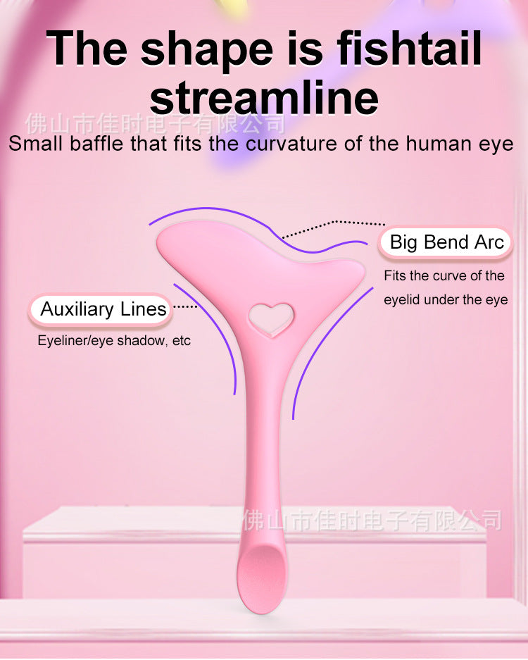 Cat eye eyeliner stencil