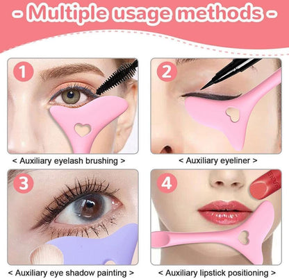 Mascara shield that helps prevent smudges