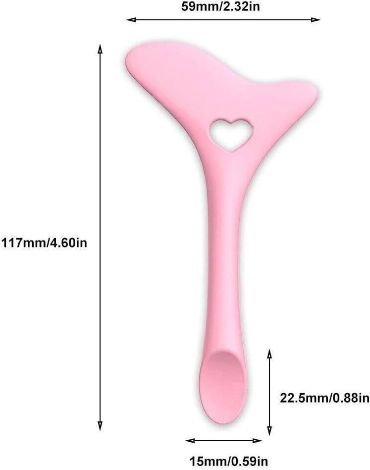 Eyeliner and mascara aid tool in pink