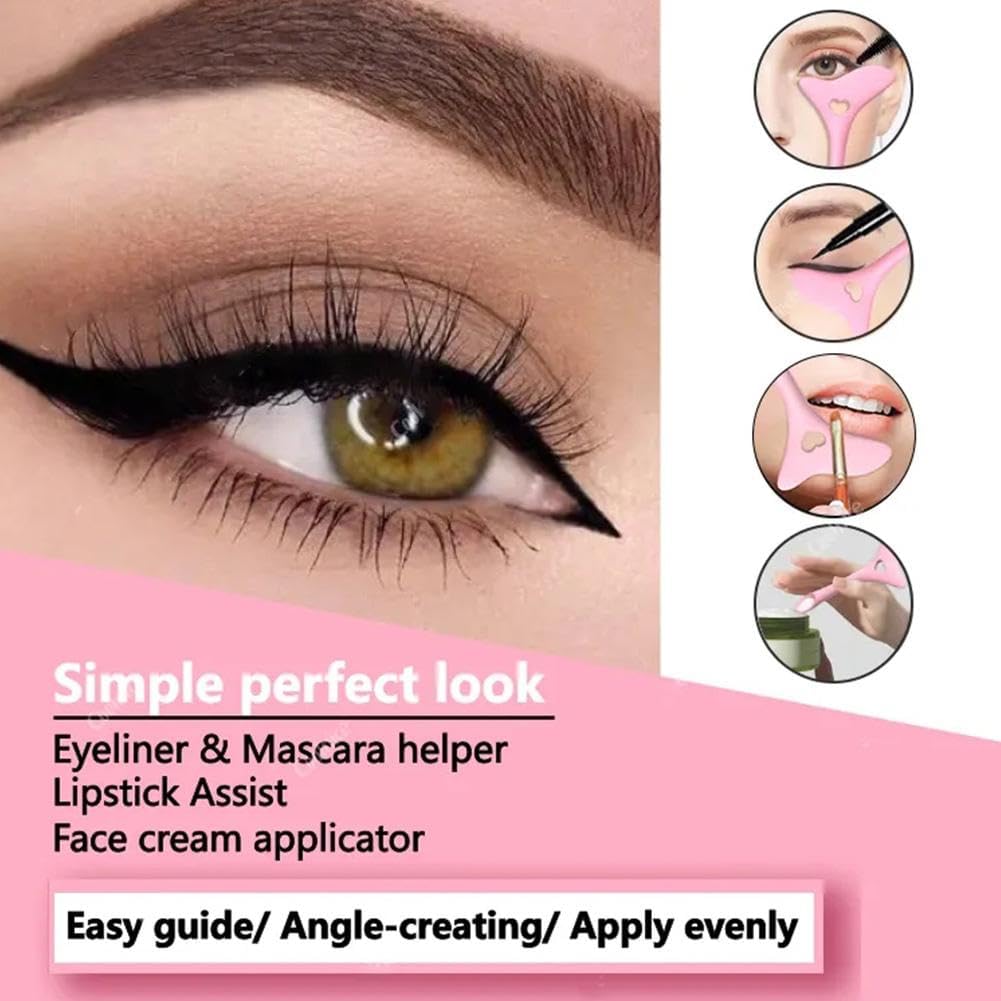 Multi-use eye makeup stencil